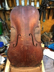 Pentagon violin front