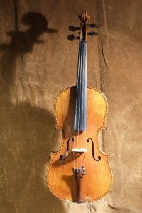 Unidentified violin front