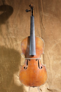Unidentified violin front