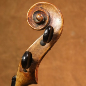 Strobel violin pegbox