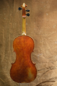 Polish Violin Maker violin back