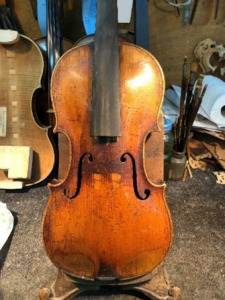 Russo violin front