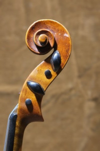 VOH 98 Asher violin pegbox